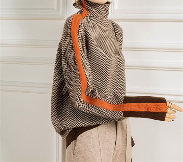 Elegant Relaxed-Fit Turtleneck | Victoria™ Modern Knitwear