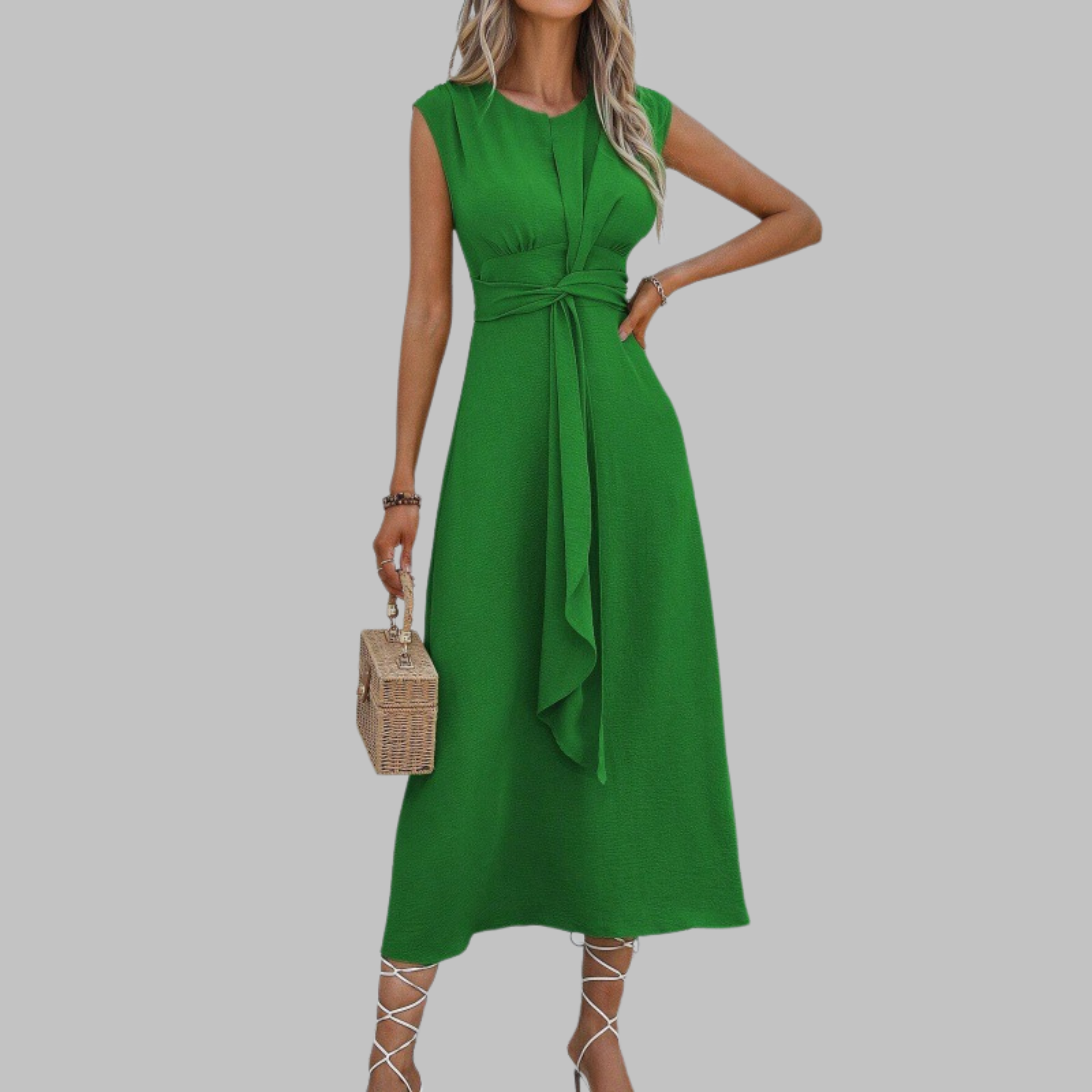 Flowing Sleeveless Maxi Dress | Timeless Summer Elegance