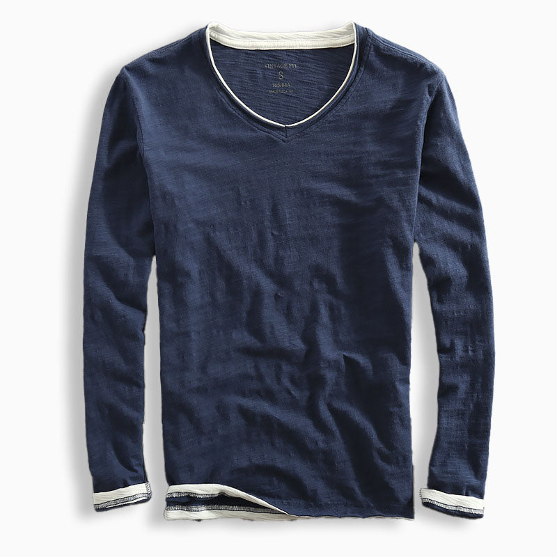 Miles | Modern Cotton Long Sleeve Shirt