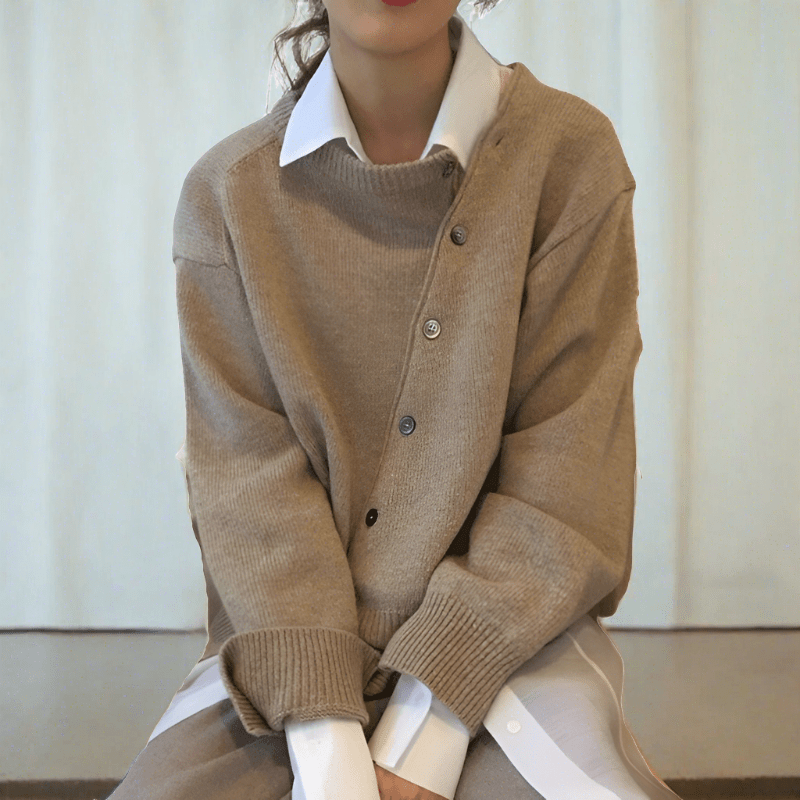 Fitted Button-Up Cardigan | Elegant Spring–Summer Layer