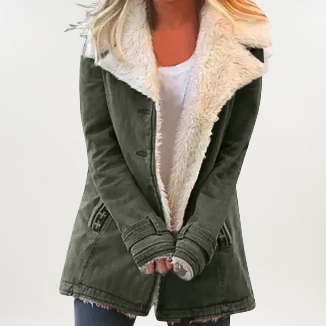 Amelia Elmsbury Coat | Soft, Steady Warmth for Chilly Days