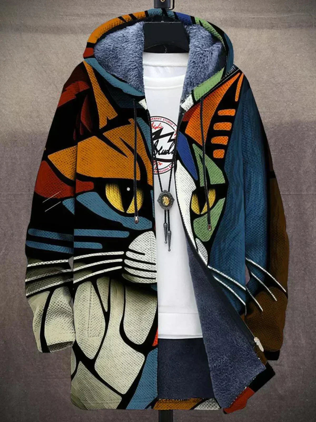 Art-Inspired Knit Cardigan | Bold Comfort, Everyday Elegance