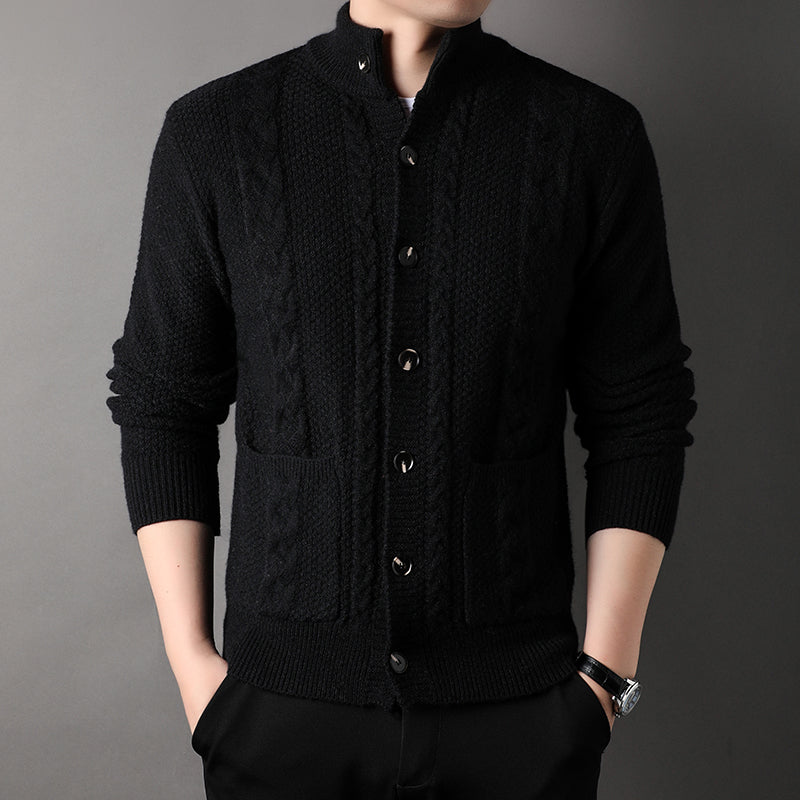Classic Wool-Blend Knit Cardigan | Refined Comfort & Everyday Warmth