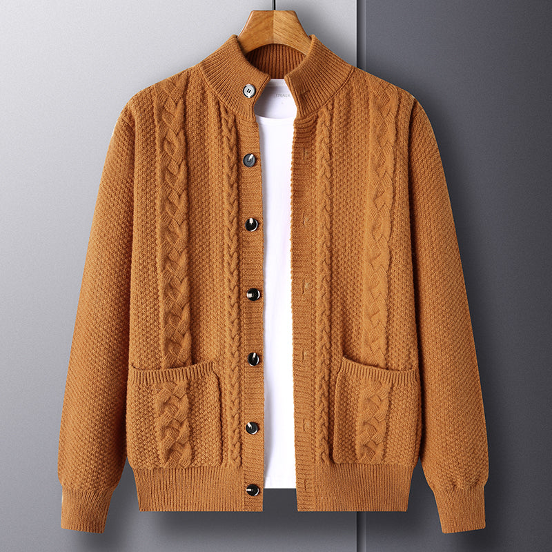 Classic Wool-Blend Knit Cardigan | Refined Comfort & Everyday Warmth