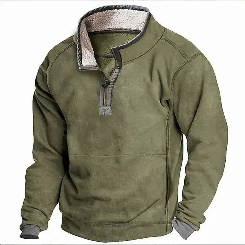 Fleece-Lined Jacket | Rugged Warmth for Autumn Days