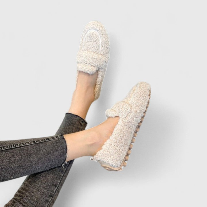 Amelia Solenne Slippers | Home Elegance with Warming Comfort