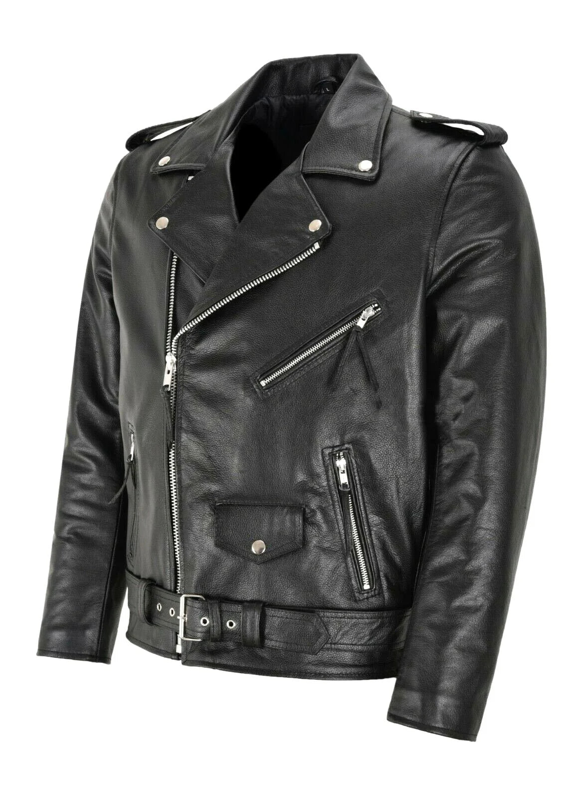Modern Slim-Fit Leather Bomber | Effortless Everyday Elegance