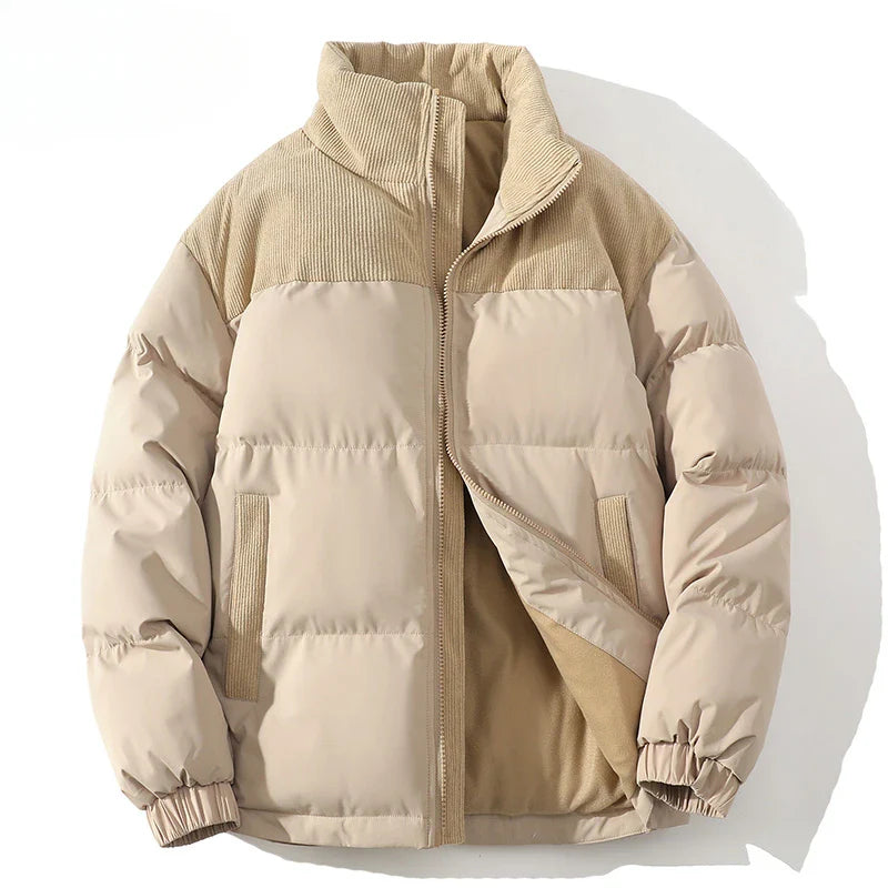 Quilted Relaxed-Fit Coat | Warmth with Modern Texture