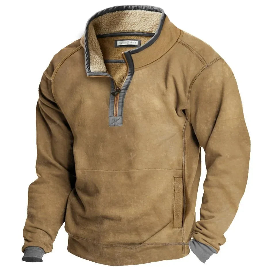 Fleece-Lined Jacket | Rugged Warmth for Autumn Days
