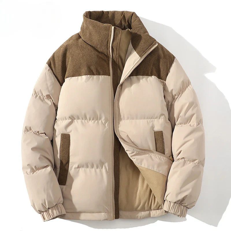 Quilted Relaxed-Fit Coat | Warmth with Modern Texture