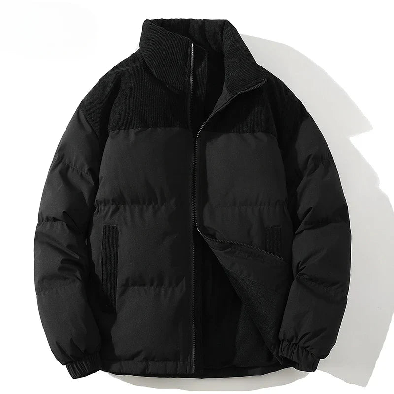 Quilted Relaxed-Fit Coat | Warmth with Modern Texture