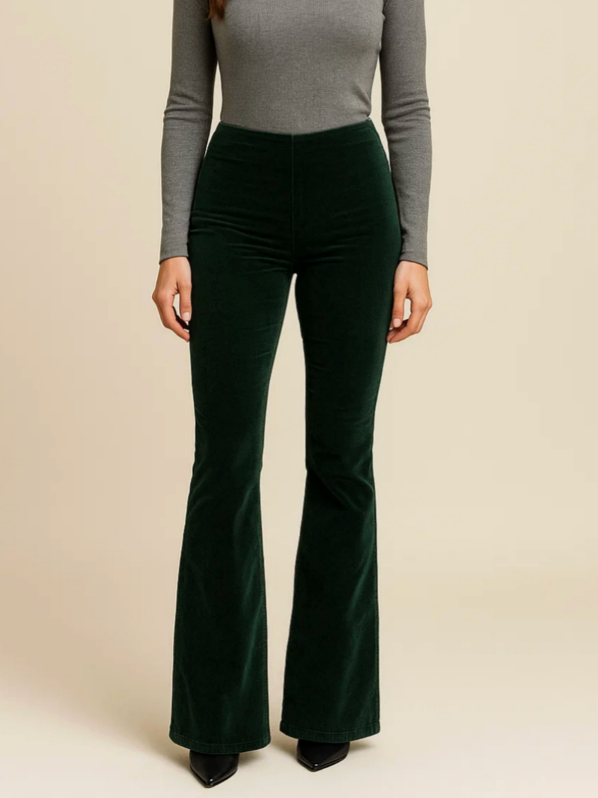 High-Rise Corduroy Flares | Retro Comfort with Modern Style