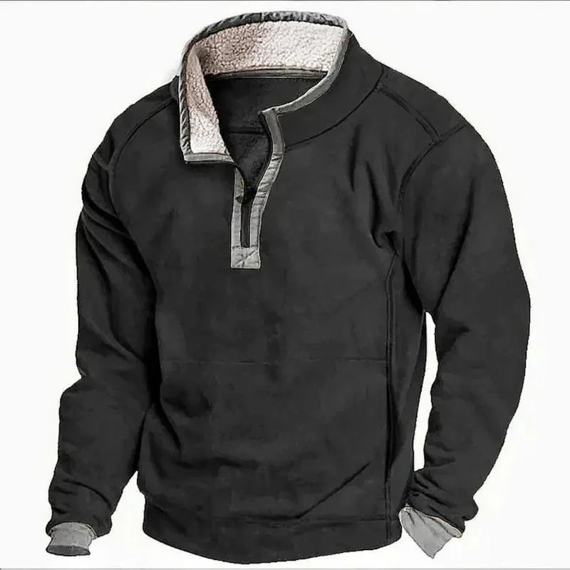 Fleece-Lined Jacket | Rugged Warmth for Autumn Days