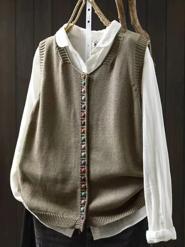 Amelia Relaxed-Fit Knit Cardigan | Timeless Comfort, Effortless Elegance