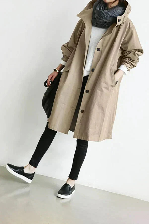 Oversized Water-Repellent Trench | Effortless Everyday Style