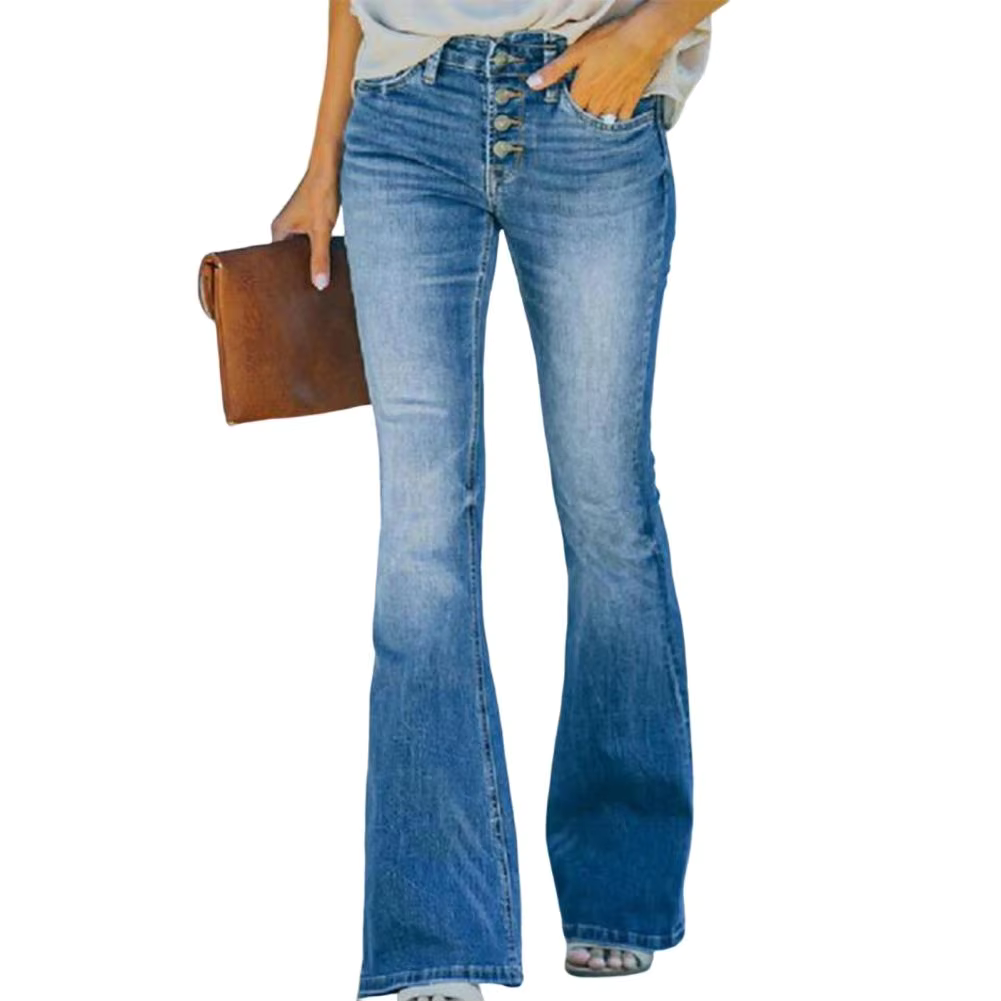 High-Waist Flare Jeans | Curve-Enhancing Fit with Timeless Style