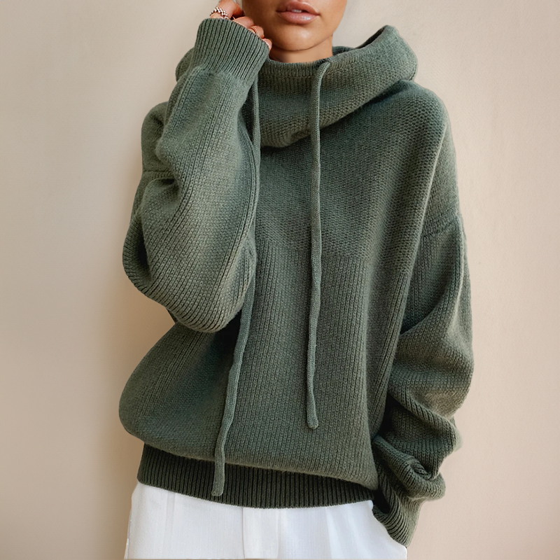 Elegant Relaxed-Fit Sweater | Timeless Spring–Summer Style