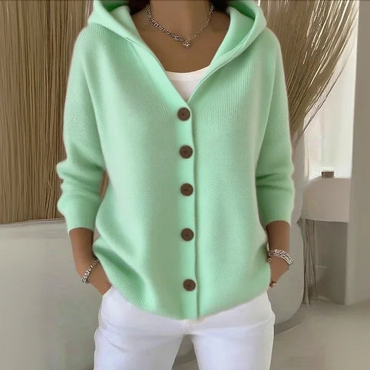 Luna™ Hooded Cardigan | Timeless Comfort & Effortless Style