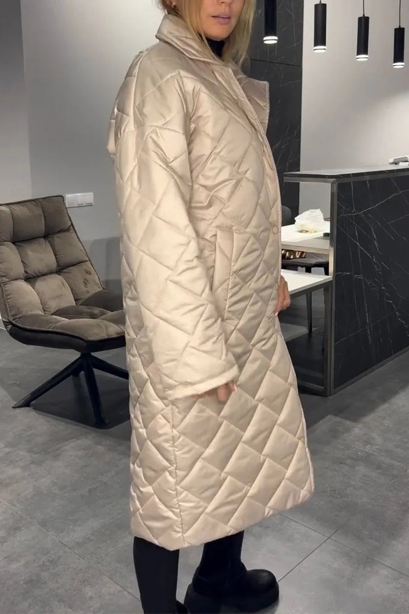 Amelia Amber Coat | Reversible Warmth with Fierce Elegance
