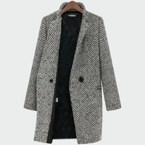Olivia™ Long Elegant Coat | Timeless Tailoring with Modern Comfort