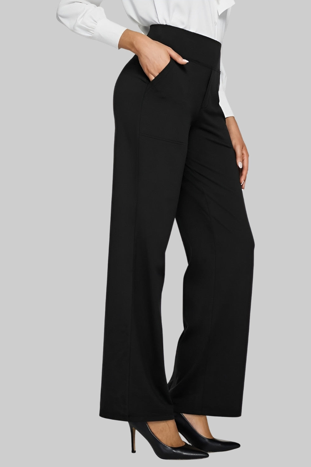Elegant Straight-Leg Jersey Pants | Comfort Meets Timeless Style