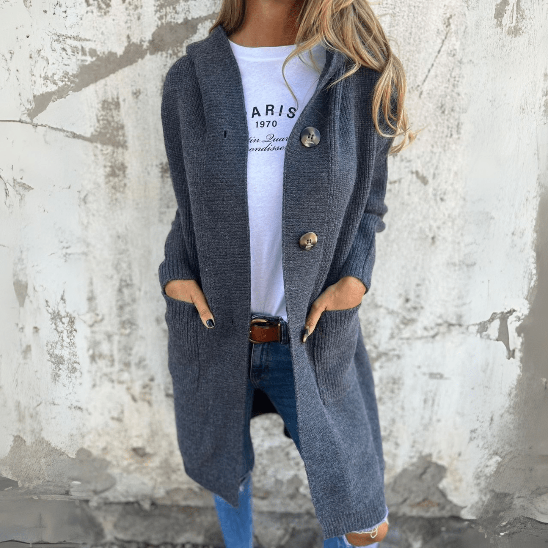 Amelia™ Long Cardigan | Timeless Elegance, Effortless Warmth