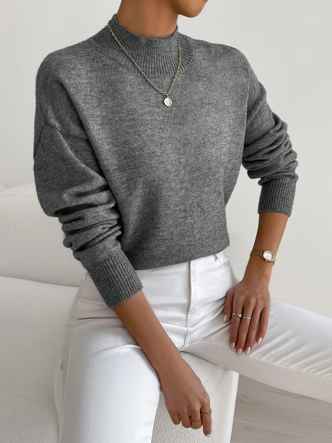 Elegant Relaxed-Fit Turtleneck | Cozy Everyday Sophistication