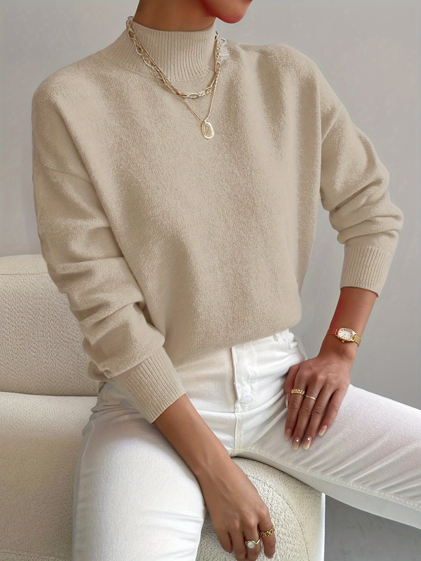 Seraphine™ Roll Neck Jumper | Stylish Warmth for Colder Days