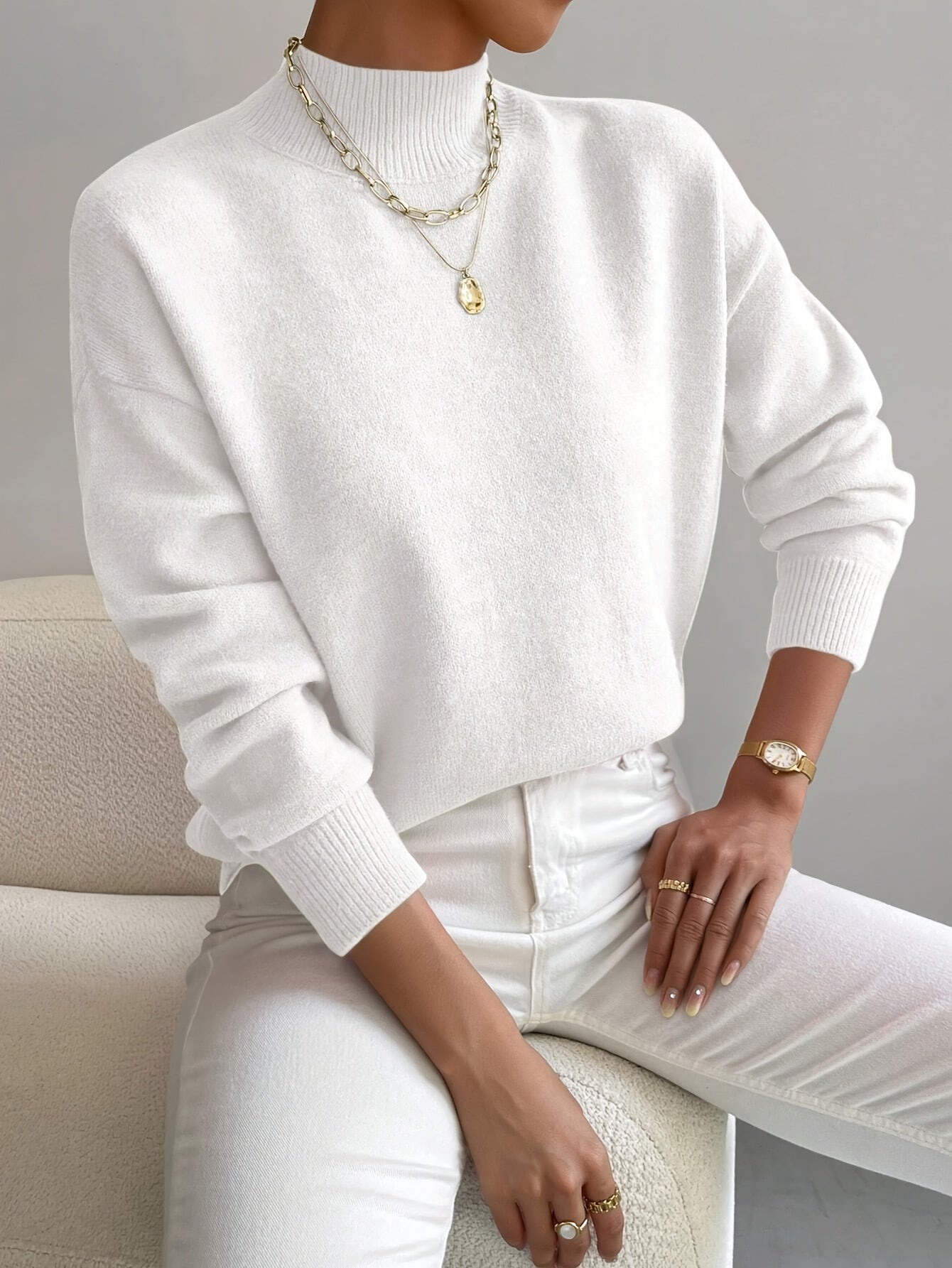 Seraphine™ Roll Neck Jumper | Stylish Warmth for Colder Days