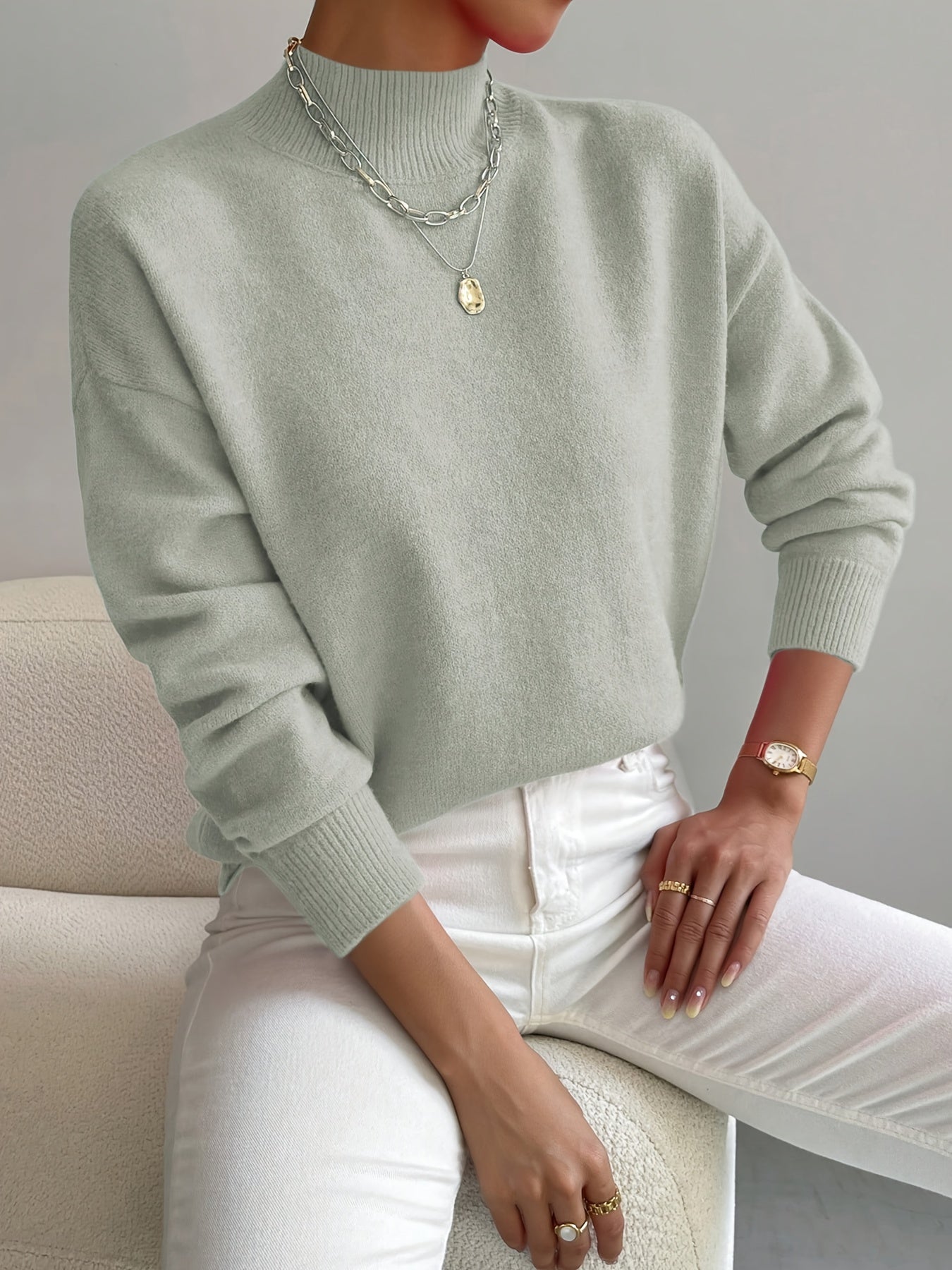 Seraphine™ Roll Neck Jumper | Stylish Warmth for Colder Days