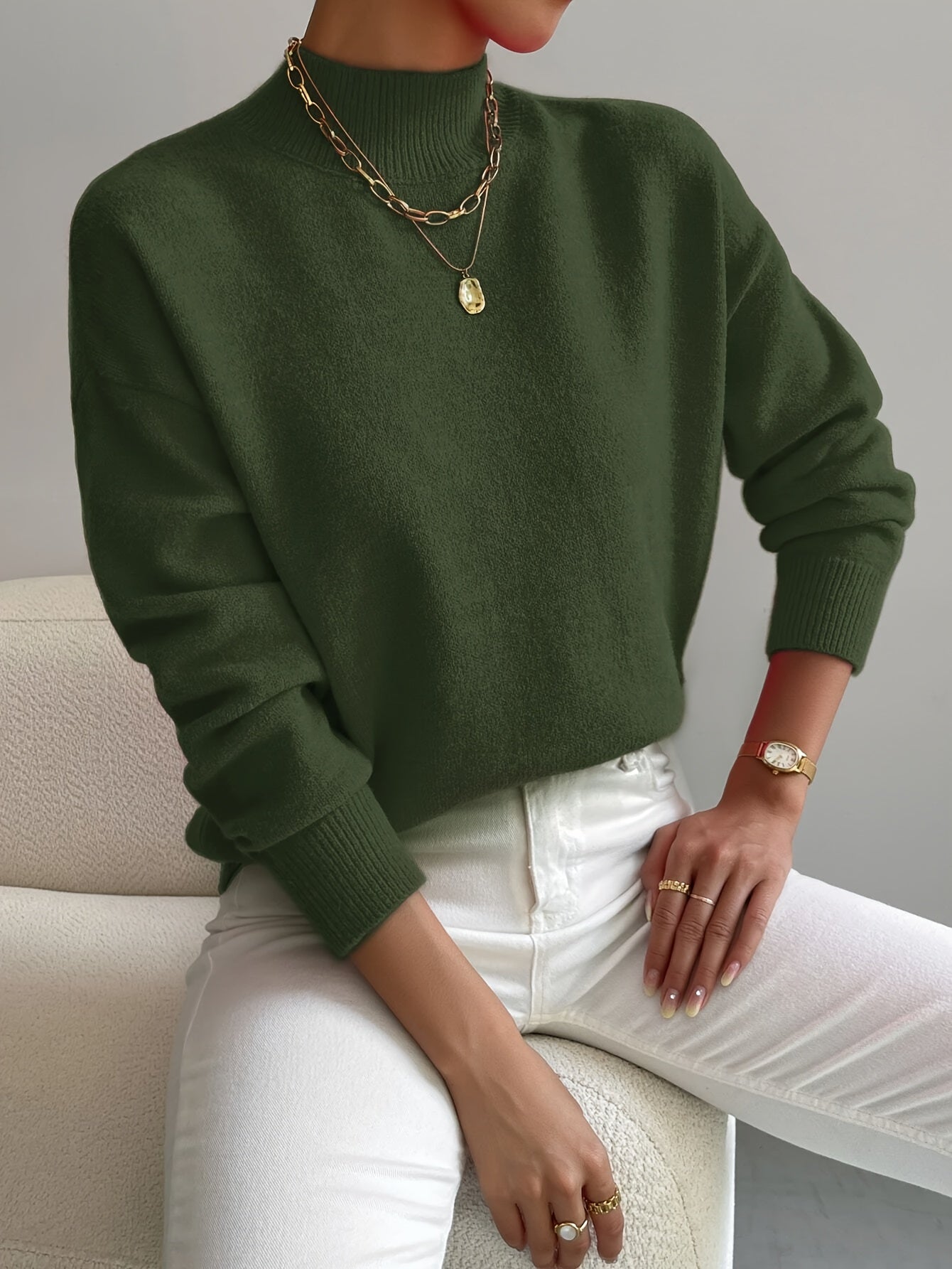 Seraphine™ Roll Neck Jumper | Stylish Warmth for Colder Days