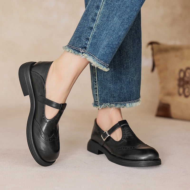 Classic Leather Mary Janes | Timeless Everyday Elegance