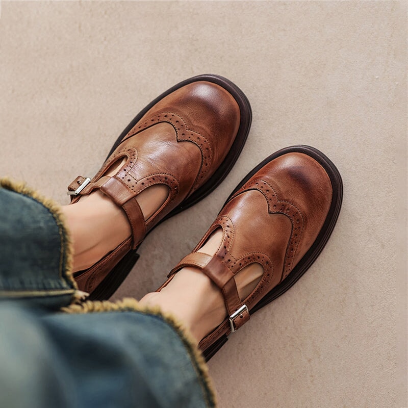 Classic Leather Mary Janes | Timeless Everyday Elegance