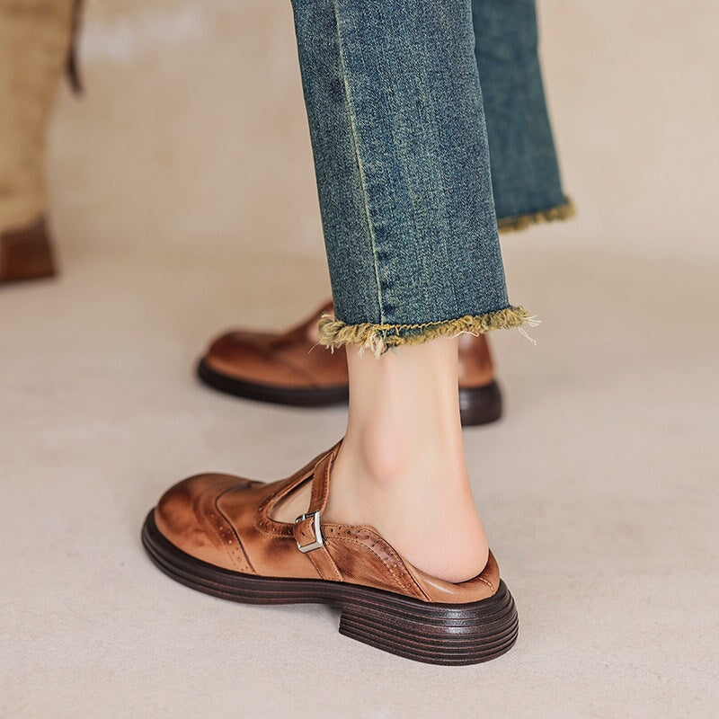 Classic Leather Mary Janes | Timeless Everyday Elegance