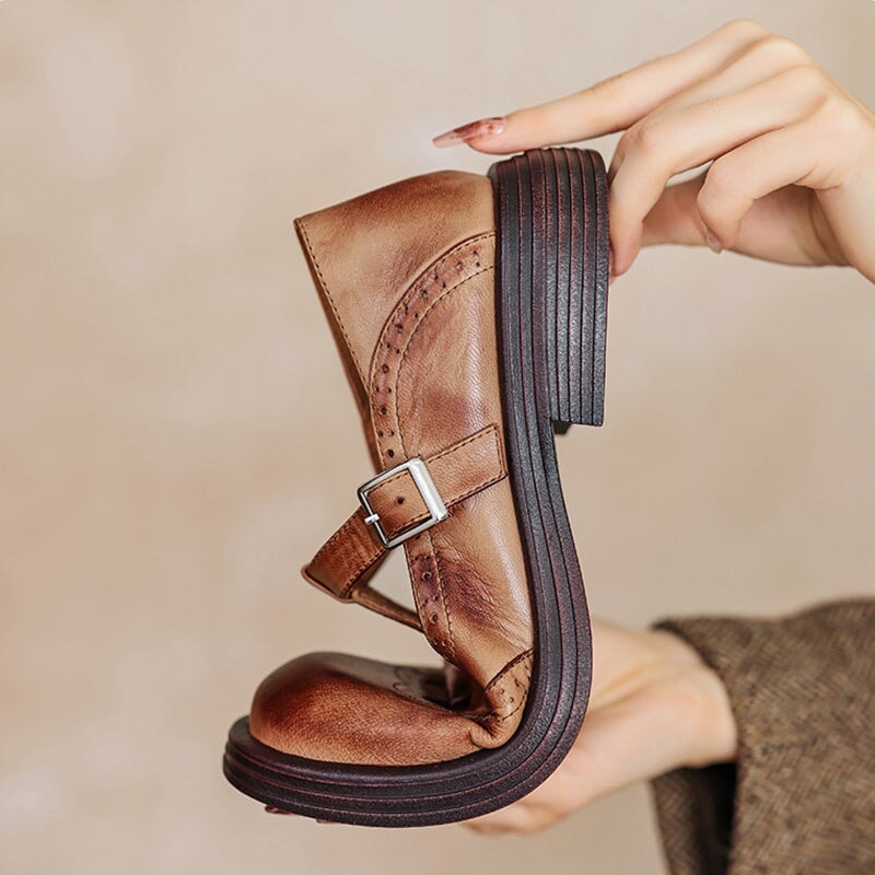 Classic Leather Mary Janes | Timeless Everyday Elegance