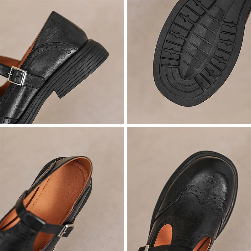 Classic Leather Mary Janes | Timeless Everyday Elegance