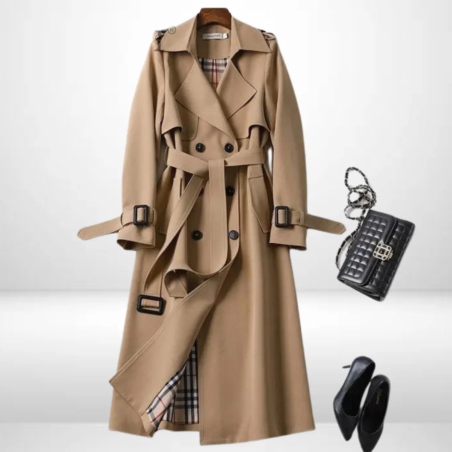 Classic Belted Trench Coat | Timeless Everyday Elegance