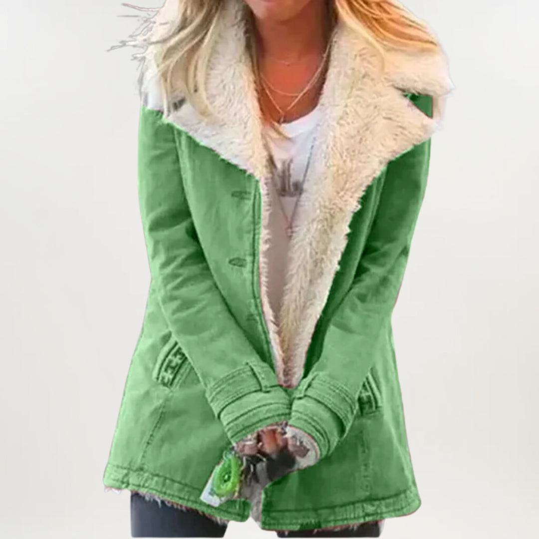 Amelia Elmsbury Coat | Soft, Steady Warmth for Chilly Days