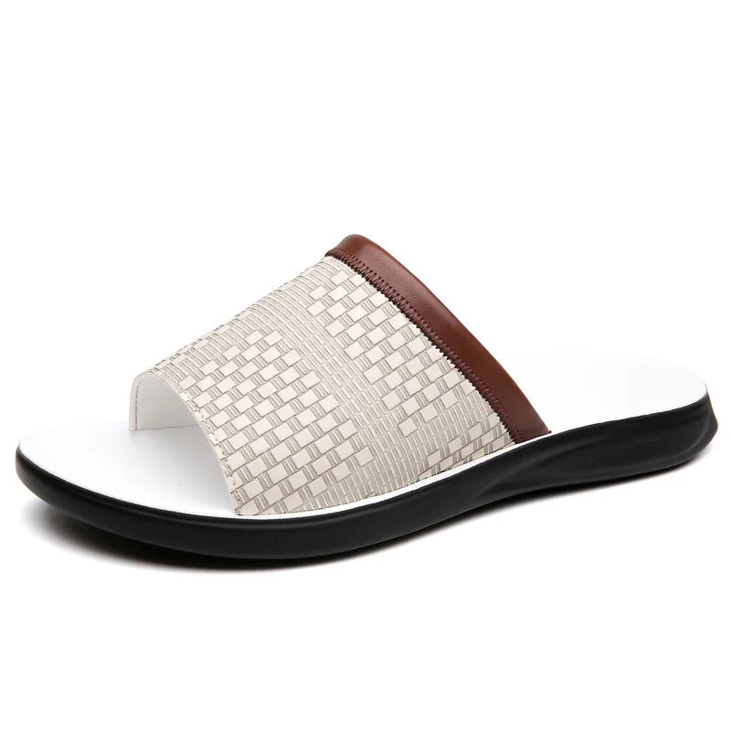 Premium Leather Slides | Orthopedic Comfort & Everyday Style