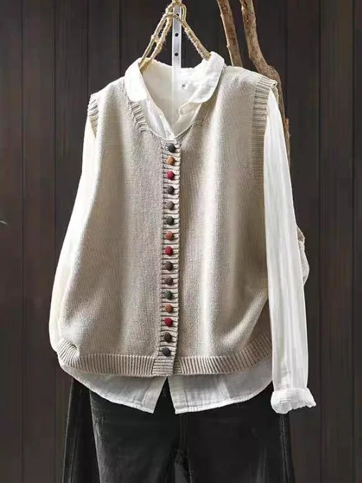 Amelia Relaxed-Fit Knit Cardigan | Timeless Comfort, Effortless Elegance