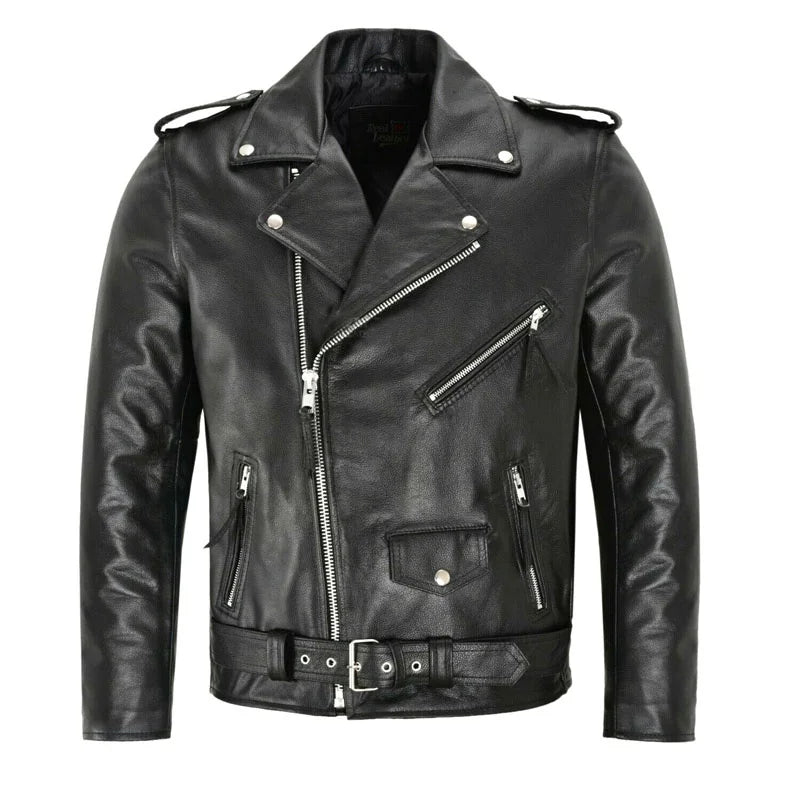 Modern Slim-Fit Leather Bomber | Effortless Everyday Elegance