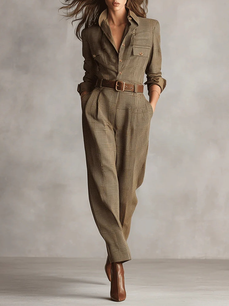 Amelia Novine Jumpsuit | Effortless Elegance Meets Modern Versatility