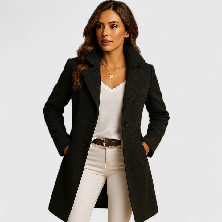 Amelia Rheya Coat | Effortless Sophistication for Every Occasion