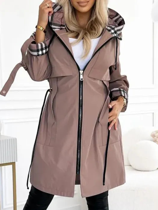 Amelia Tailored-Fit Zip Coat | Effortless Elegance, Timeless Protection