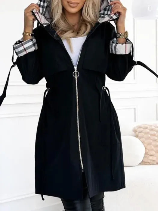 Amelia Tailored-Fit Zip Coat | Effortless Elegance, Timeless Protection